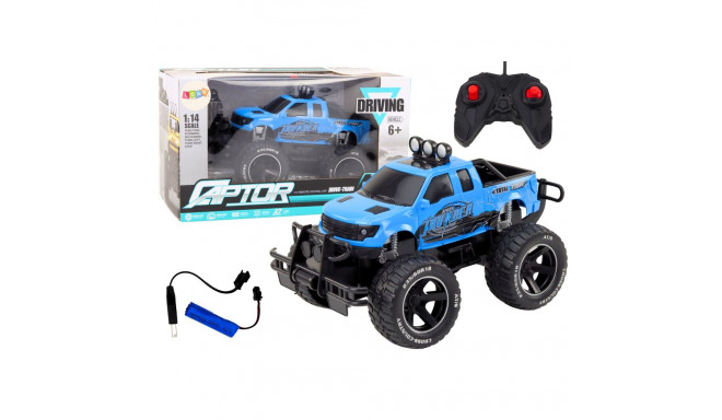 Auto Terenowe RC 1:14 Niebieskie Na Pilota Gumowe Koła