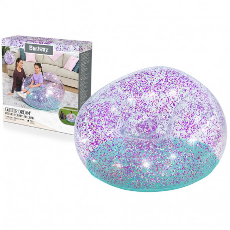 Bestway täispuhutav tugitool 75115 sädelev 114x112x66