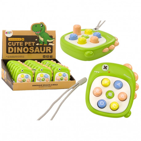 Gra Zręcznościowa Whack A Mole Literki Dinozaur Zielona