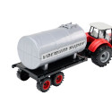 Traktor Rolniczy Koparka z Cysterną Napęd Czerwony