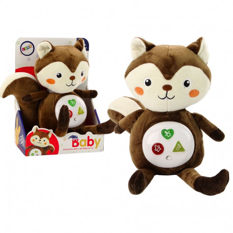 interaktiivne hariv uinutav kaisukaru meloodiatega plüüsorav