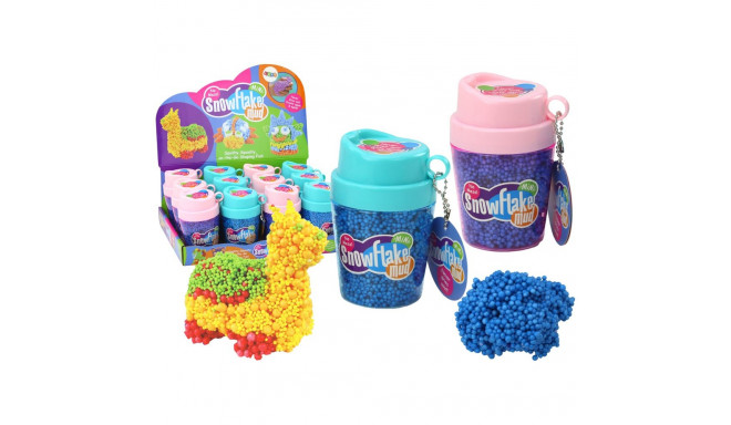 Squishy Kulki Styropianowe Masa w Kubeczku Niebieski