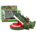 Gra Zręcznościowa Gryzący Dinozaur Triceratops Zielony Światła Dźwięki