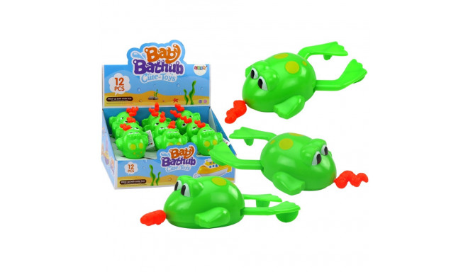 nööriga ujuv roheline konn mänguasi