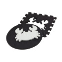 Miękkie Puzzle Mata Kontrastowa Edukacyjna Pianka EVA Czarno-Białe 19 ele.