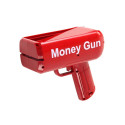 Pistolet Na Pieniądze Strzelający Czerwony Wyrzutnia Money Gun Banknoty
