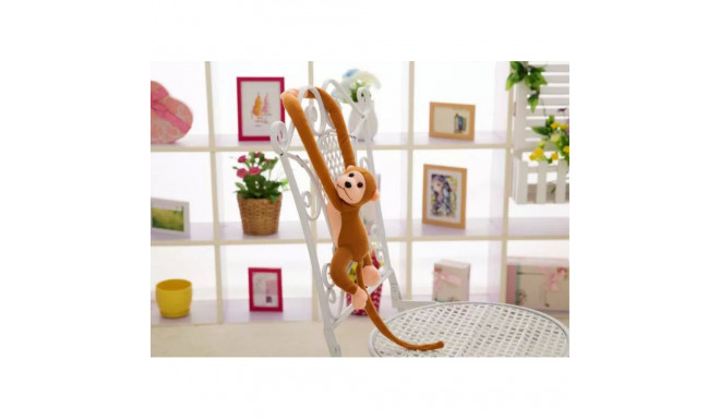 Maskotka Pluszowa Małpka z Dźwiękiem Ciemno Brązowa 80 cm