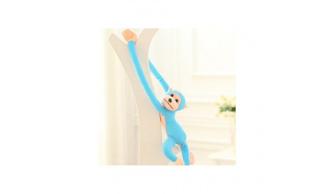 Maskotka Pluszowa Małpka z Dźwiękiem Niebieska 80 cm