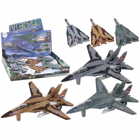 Samolot Wojskowy Z Napędem Myśliwiec Moro Światła Dźwięki Mix