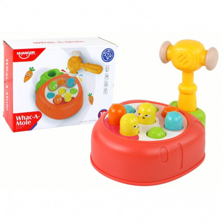 gra zręcznościowa whac-a-mole värviline porgand