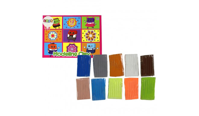 Zestaw Artystyczny Masa Plastyczna Modelina 10 Kolorów