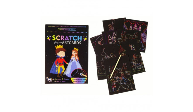 Zdrapywanka Kolorowanka Dla Dzieci Królestwo