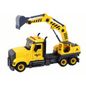 Auto Ciężarówka Do Składania z Dźwigiem Żółta