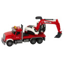 Ciężarówka Z Koparką Ciągnik Koparka Dźwięk Światła