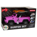 Auto Terenowe 1:14 Napęd Frykcyjny Różowe Surfing