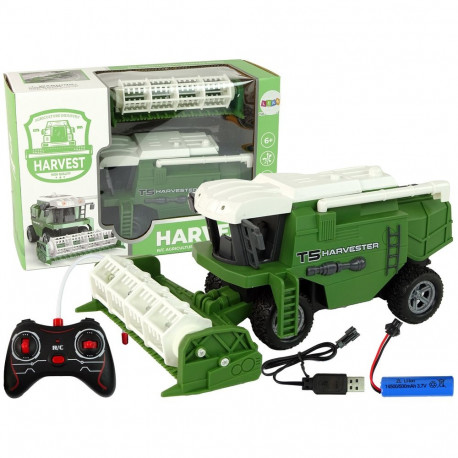 raadio teel juhitav põllumajanduslik kombain 29 cm roheline