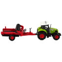 Traktor Z Kultywatorem Dla Dzieci Światła Dźwięki Zielony