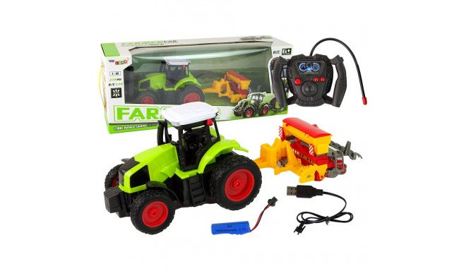 traktor põllumajanduslik R/C 1:16 roheline