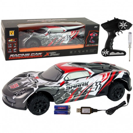 auto sportlik R/C 1:8 hall valge