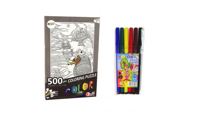 pusle värvimiseks 500-osaline ookeani kalad