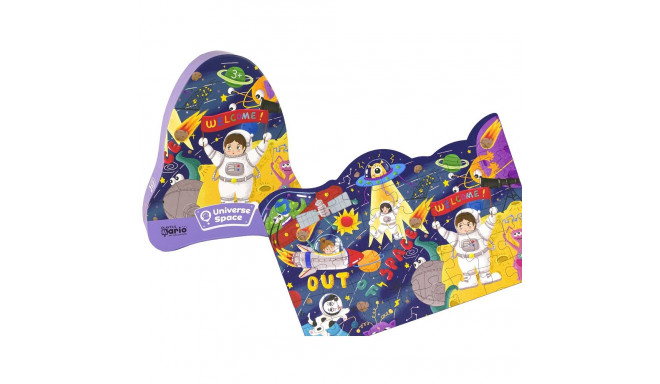 Puzzle Kosmos Ufo Planety 48 Elementów