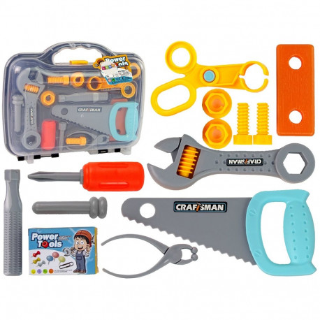 "tööriistakomplekt kohvris lastele saag"