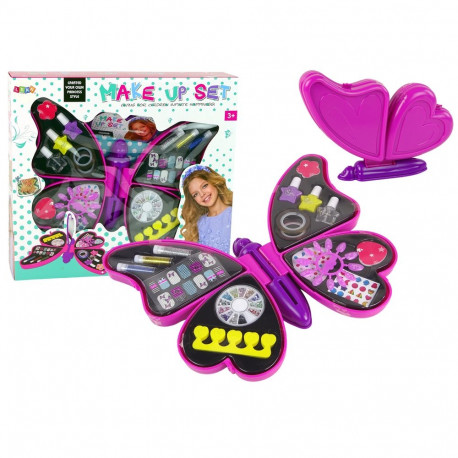 ilukomplekt küünte lakkimiseks liblikas lakid glitterid kleebised