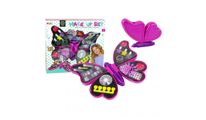 ilukomplekt küünte lakkimiseks liblikas lakid glitterid kleebised