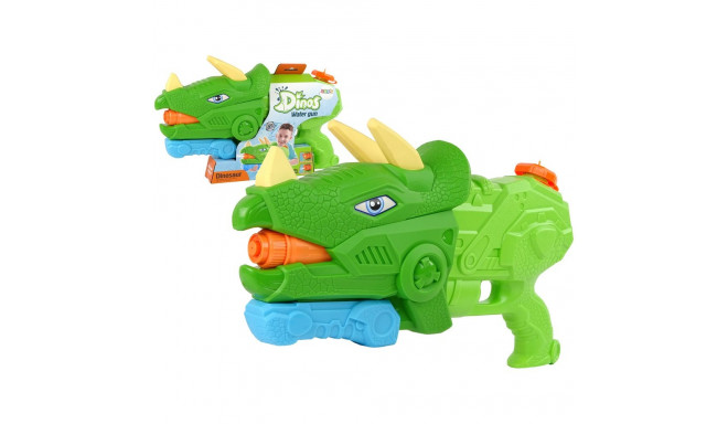 dinosauruse triceratopsi veepüstol 1330 ml roheline ulatus 8 m