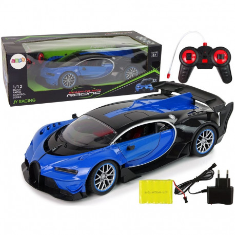 Puldiga juhitav sportauto 1:12 suur akuga