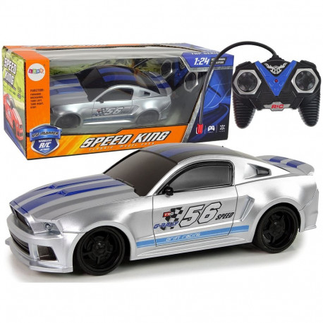 sportlik kiire hõbedane kaugjuhitav auto R/C 1:24 Speed King