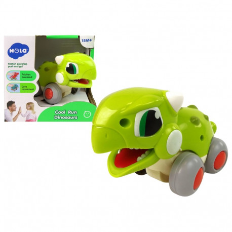 dinozaur ratastel roheline figuur