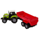 Zielony Traktor z Czerwoną Przyczepką Dźwięk