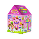 Namiot Domek Wesołe Miasteczko Dla Dzieci Różowy 123 cm x 82 cm