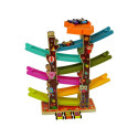 Kolorowy Tor Dla Autek Zjeżdżalnia Drzewko 6 Poziomów