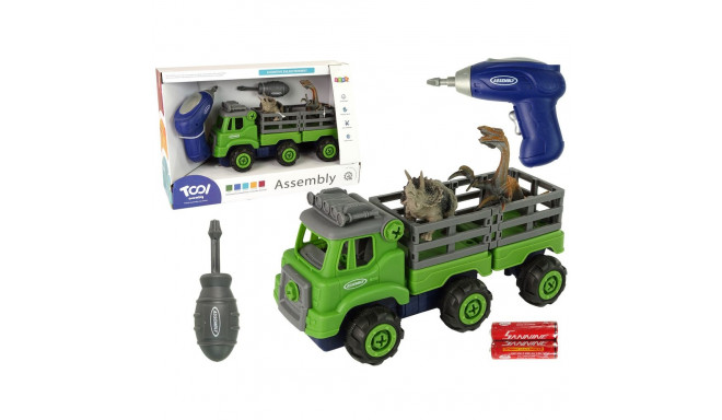 Ciężarówka Transport Dinozaury Wkrętarka Śrubokręt Do Rozkręcania