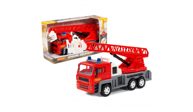 Samochód Auto Strażacki "Ałmaz" Wysuwana Drabina 70 cm Czerwony 88956