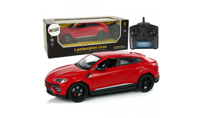 Auto R/C 1:24 Lamborghini Urus punane 2.4 G tuled