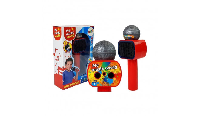 juhtmevaba karaoke bluetooth kõlar mikrofon punane