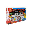 Keyboard Pianinko 24 Klawisze USB Mikrofon Czerwony