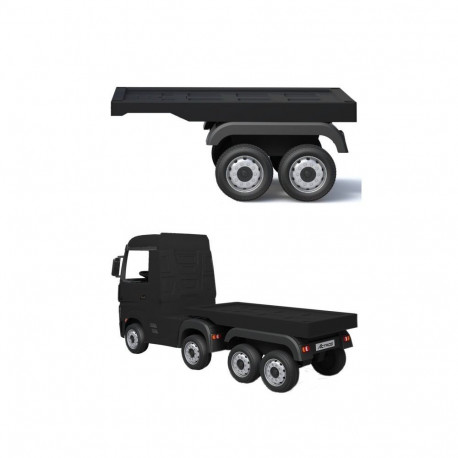 Poolhaagis sõidukile HL358 Mercedes Scania Actros, must
