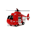 Helikopter Ratunkowy Straż Pożarna 1:16 Hak Dźwięk Światła