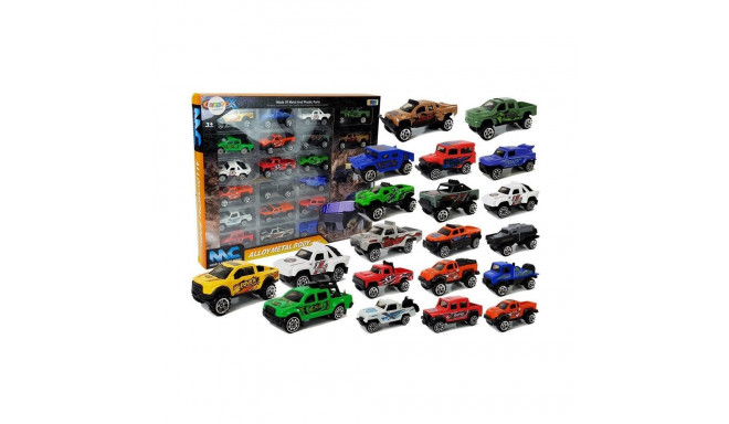 Jeep maastikuautode komplekt erinevad värvid 20 tk