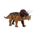 Dinozaur Triceratops Żółty Na Baterie
