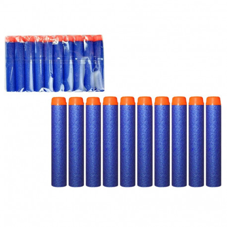 miękked vahtkummist padrunid püstolitele 10 tk sinised