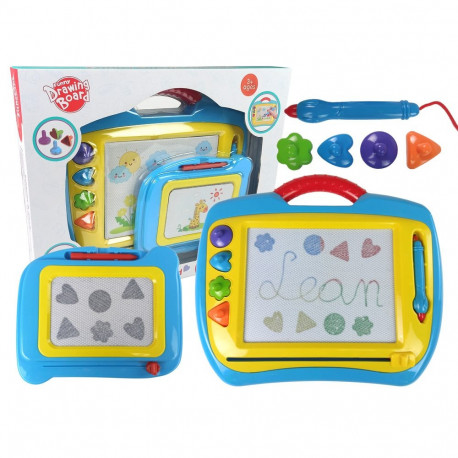 Znikopis komplekt 2 tükki sinine-kollane