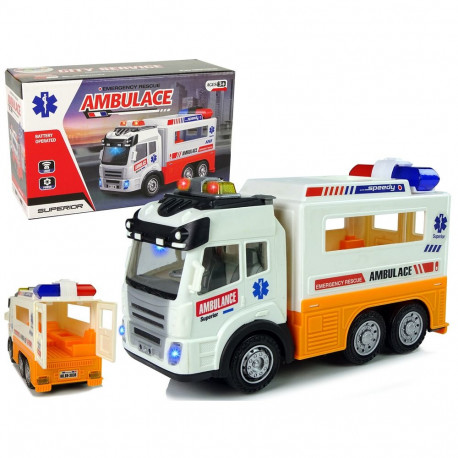 ambulans auto patareidega valgus helid