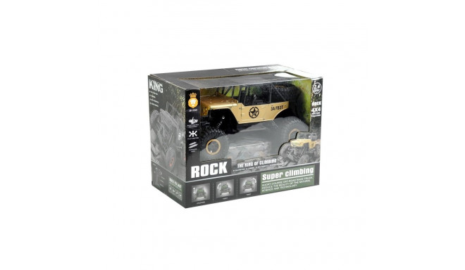 Auto Zdalnie Sterowane Jeep R/C 1:18 Złoty