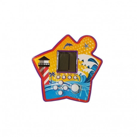 Gra Elektroniczna Kieszonkowa Tetris Fioletowy