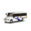 Model Autobusu Bus Policyjny Świeci Biały